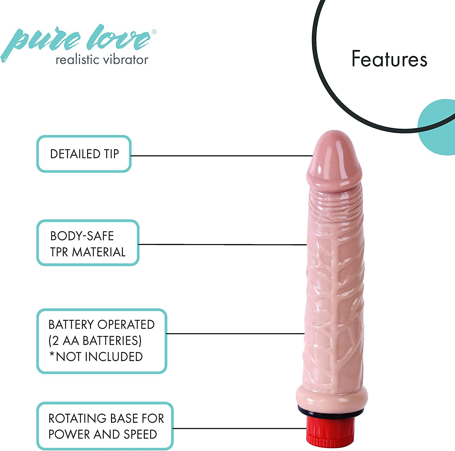 Adam Dildo with Vibration